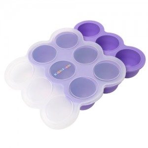 Baby-Food-Storage-Made-Safe-Simple-The-Amazon-Original-Freezer-Tray-With-a-Silicone-Clip-On-Lid-5-Colors-Available-By-KIDDO-FEEDO-TM-BPA-Free-FDA-Approved-Lifetime-Guarantee-0