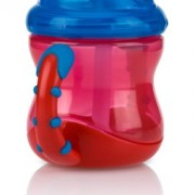 Nuby-Two-Handle-Flip-N-Sip-Straw-Cup-Red-with-Blue-12-Plus-Months8-oz-0